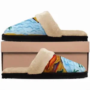 Men Oasis Fuzzy Slippers