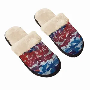 Men Migration Fuzzy Slippers