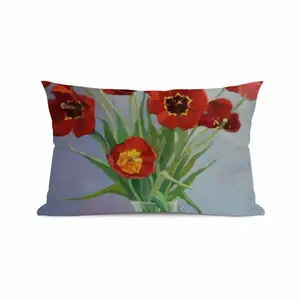 Tulips Polyester Pillow (Rectangle, Multi-Size)