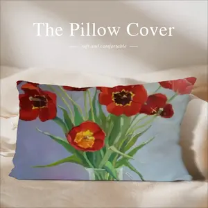 Tulips Polyester Pillow (Rectangle, Multi-Size)