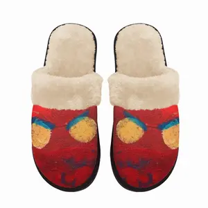 Men Derrida Bird Fuzzy Slippers