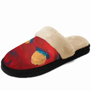 Men Derrida Bird Fuzzy Slippers