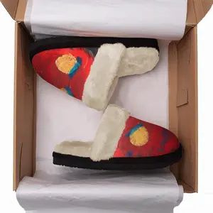 Men Derrida Bird Fuzzy Slippers