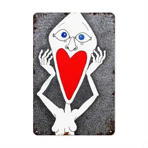 Scream For Love Retro Iron Painting (Vertical)