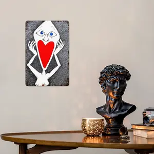 Scream For Love Retro Iron Painting (Vertical)