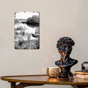 Backwater Retro Iron Painting (Vertical)