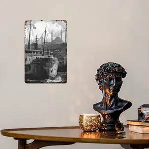 Bosphorus Retro Iron Painting (Vertical)