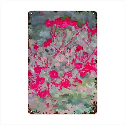 Dianthus Retro Iron Painting (Vertical)