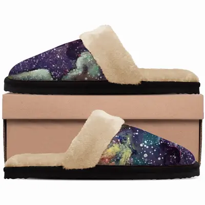 Men Cosmic Wisdom Fuzzy Slippers