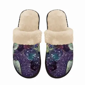 Men Cosmic Wisdom Fuzzy Slippers