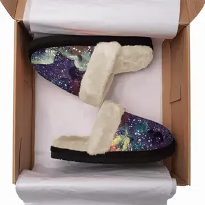 Men Cosmic Wisdom Fuzzy Slippers