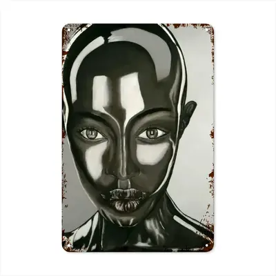 Alina Alien Retro Iron Painting (Vertical)