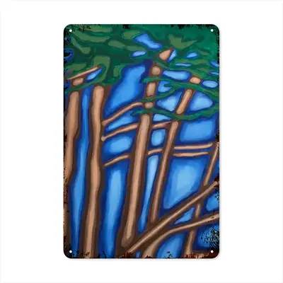 Cypress Retro Iron Painting (Vertical)