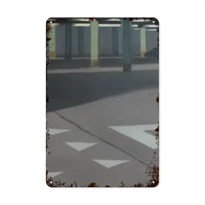 Parking Retro Iron Painting (Vertical)