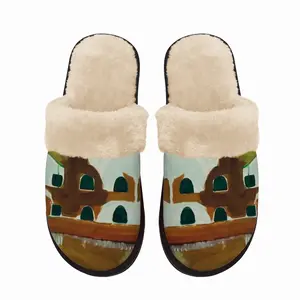 Men Bologna Fuzzy Slippers