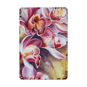 Orchid Retro Iron Painting (Vertical)