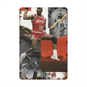 Air Jordan Retro Iron Painting (Vertical)