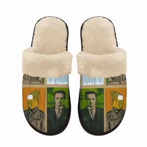 Men Identity Fuzzy Slippers