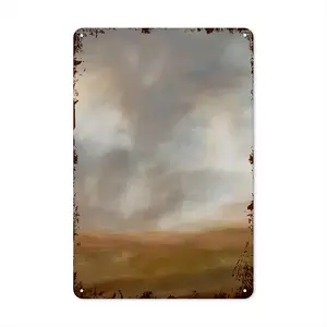 Where Land Meets The Sky Retro Iron Painting (Vertical)