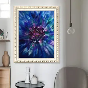 A Splash Of Energy Round Diamond Painting (Multi-Size, Vertical)