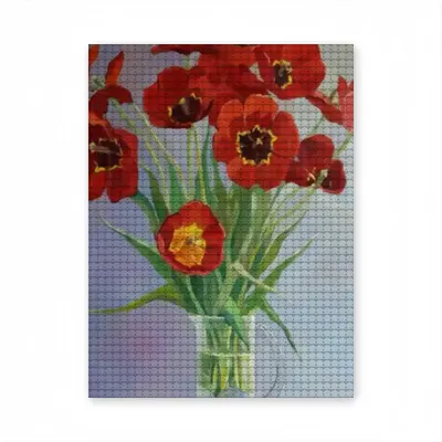 Tulips Round Diamond Painting (Multi-Size, Vertical)