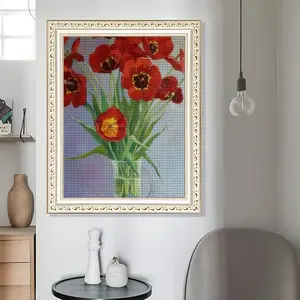 Tulips Round Diamond Painting (Multi-Size, Vertical)