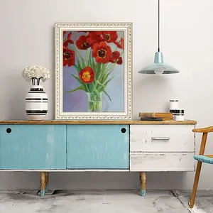 Tulips Round Diamond Painting (Multi-Size, Vertical)