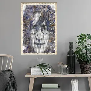 Imagine John Lennon Round Diamond Painting (Multi-Size, Vertical)