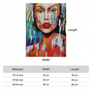 Summer Rain Round Diamond Painting (Multi-Size, Vertical)