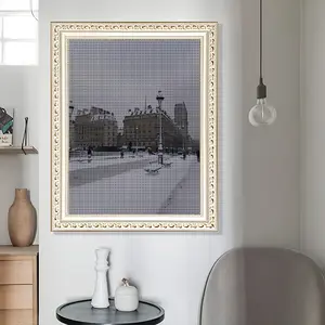 Lile De La Cite From The Bridge Arcole Round Diamond Painting (Multi-Size, Vertical)