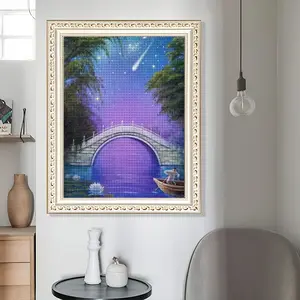 Mystery Of The Night Round Diamond Painting (Multi-Size, Vertical)