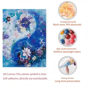 The Energy Of Life Round Diamond Painting (Multi-Size, Vertical)