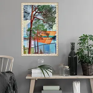 Deep Breath Round Diamond Painting (Multi-Size, Vertical)