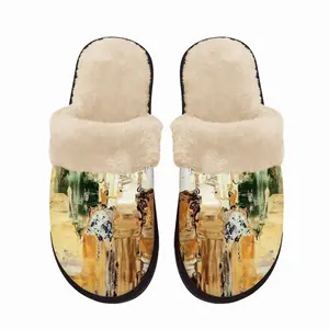 Men Gods Of The Future Fuzzy Slippers