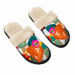 Men Pseudo Geometric I Fuzzy Slippers