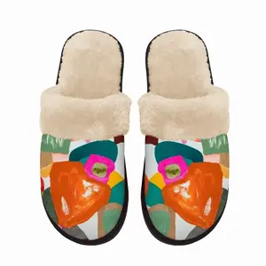 Men Pseudo Geometric I Fuzzy Slippers