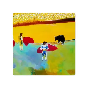 The Bullfighters Square Iron Painting (Multi-Size)