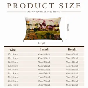 Blooming Cherry Trees Polyester Pillow (Rectangle, Multi-Size)