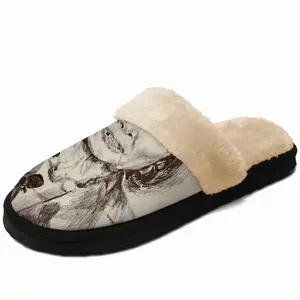 Men Nancy Pelosi Fuzzy Slippers