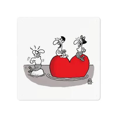 Love Cheat Square Iron Painting (Multi-Size)