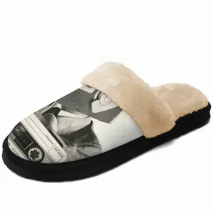 Men The Future Is Analog Fuzzy Slippers