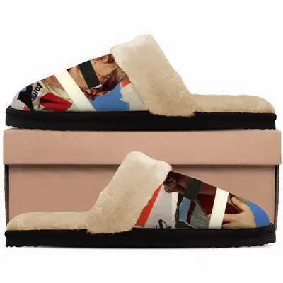 Men Victory Lap Fuzzy Slippers