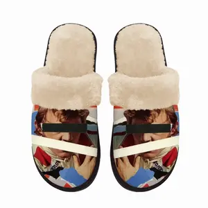 Men Victory Lap Fuzzy Slippers