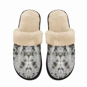 Men Ocean Bubble Faces Fuzzy Slippers