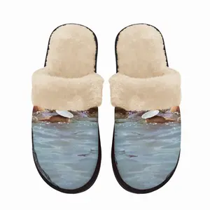 Men To The Sea Fuzzy Slippers