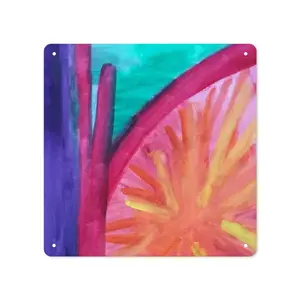 Colorful Straws Square Iron Painting (Multi-Size)