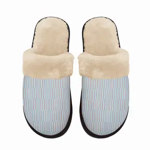 Men Light Blue Copper I Fuzzy Slippers