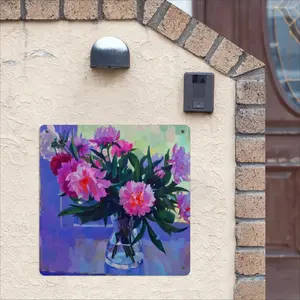 Peonies Square Iron Painting (Multi-Size)