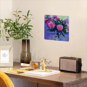 Peonies Square Iron Painting (Multi-Size)