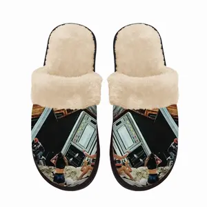 Men High Fidelity Fuzzy Slippers